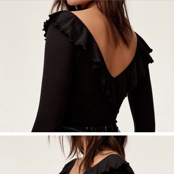 Aritzia Wilfred Long-sleeve Danette Bodysuit - Picture 2 of 3